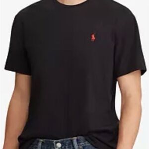 Polo by Ralph Lauren Black Tee with Red Logo